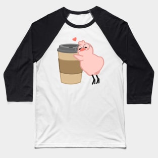 Coffee Hug Birdblob Baseball T-Shirt